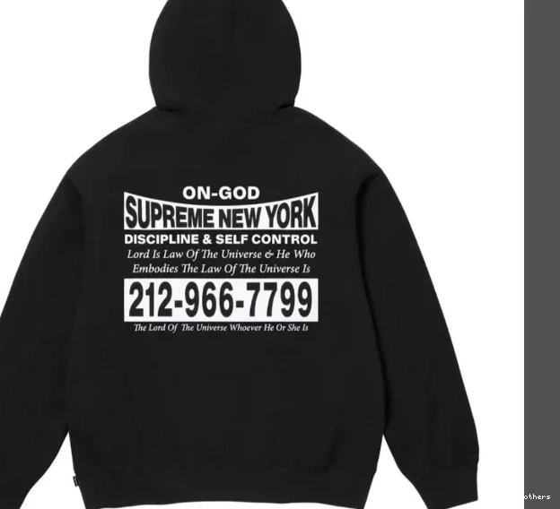 L FW24 Black&Grey HOODED M S XL SWEATSHIRT ON Sapphire GOD 0928